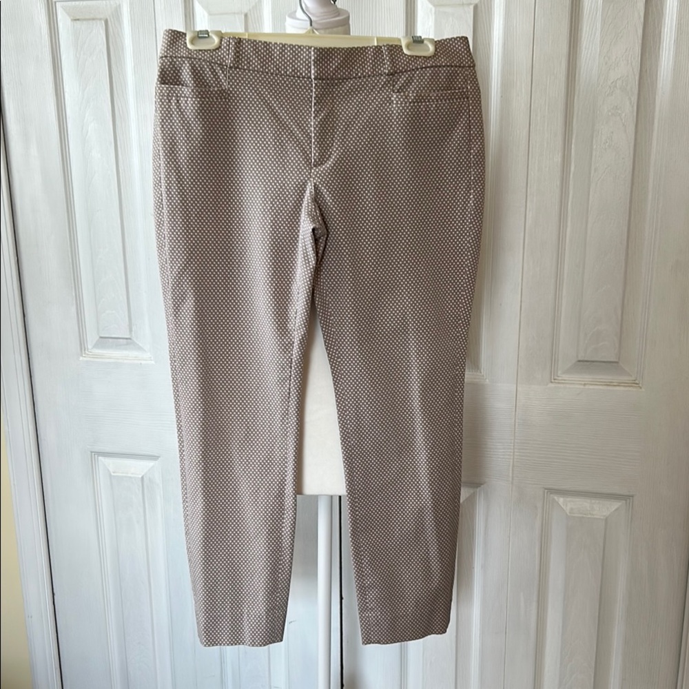 Banana Republic Brown Patterned Ankle Pants